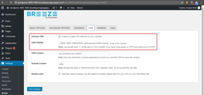 Cloudways CDN and Breeze