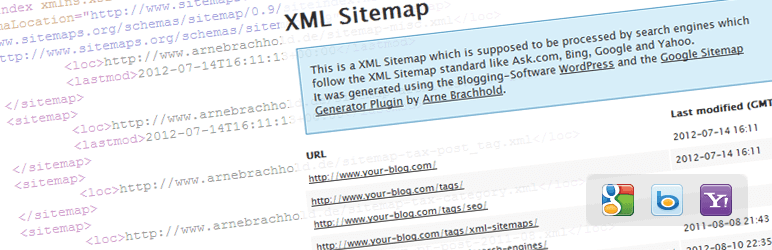谷歌XML站点地图