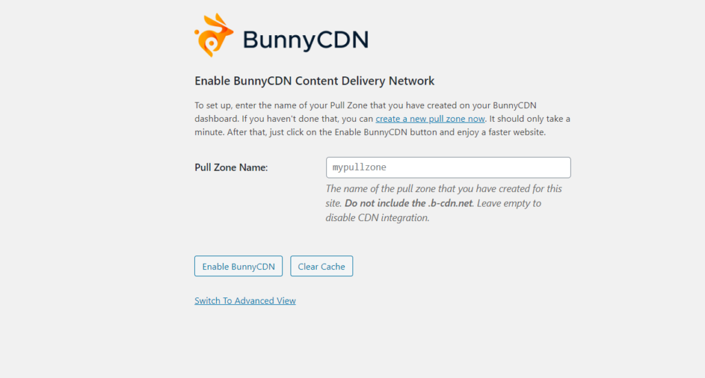 BunnyCDN WordPress plugin 