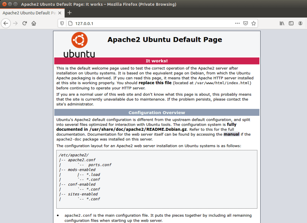 Configure Apache