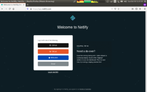 Netlify login